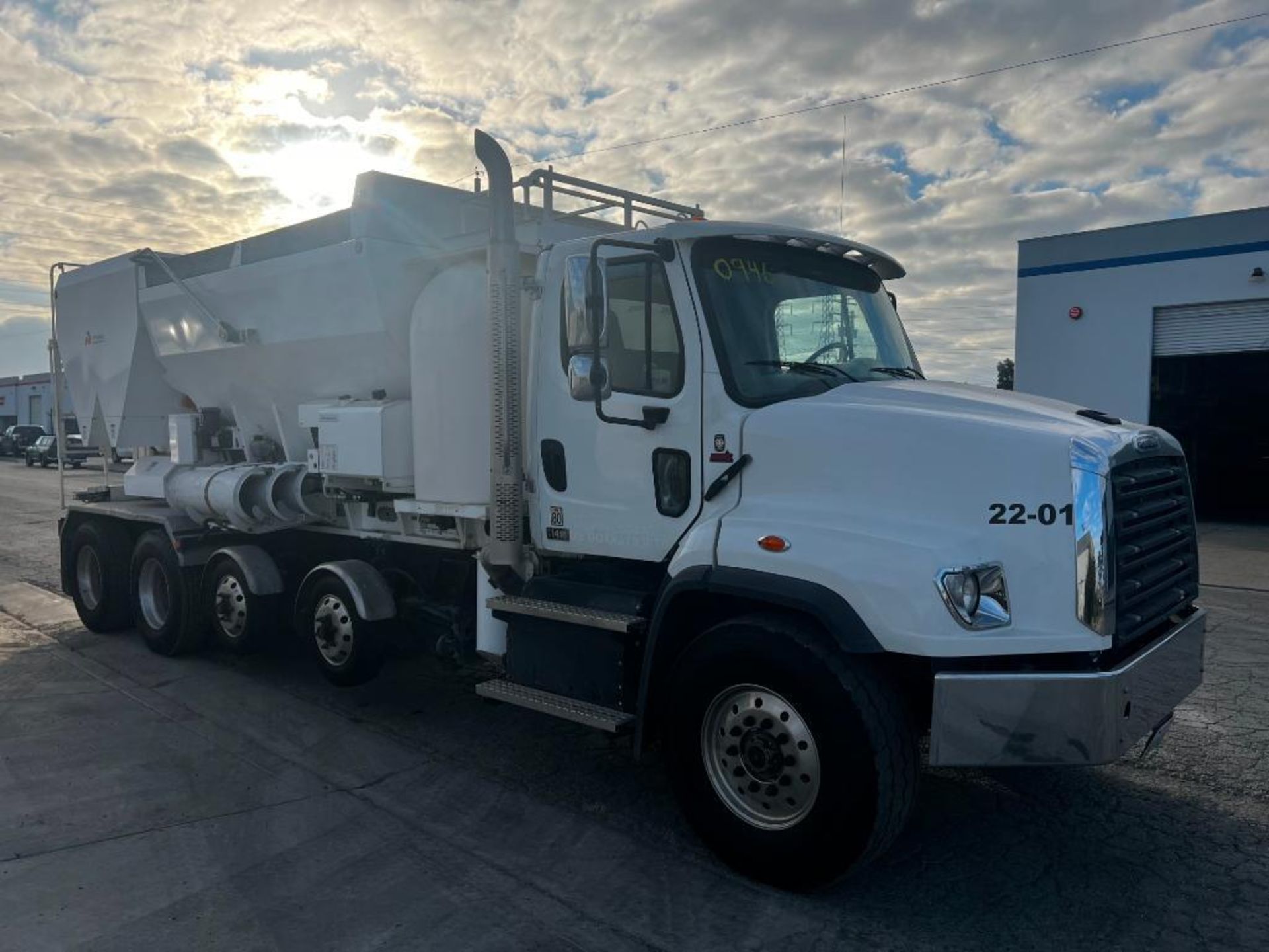 2022 ProAll P85 10-Yard Mobile Volumetric Concrete Mixer on 2023 Freightliner 114SD Tandem Axle - Image 2 of 45