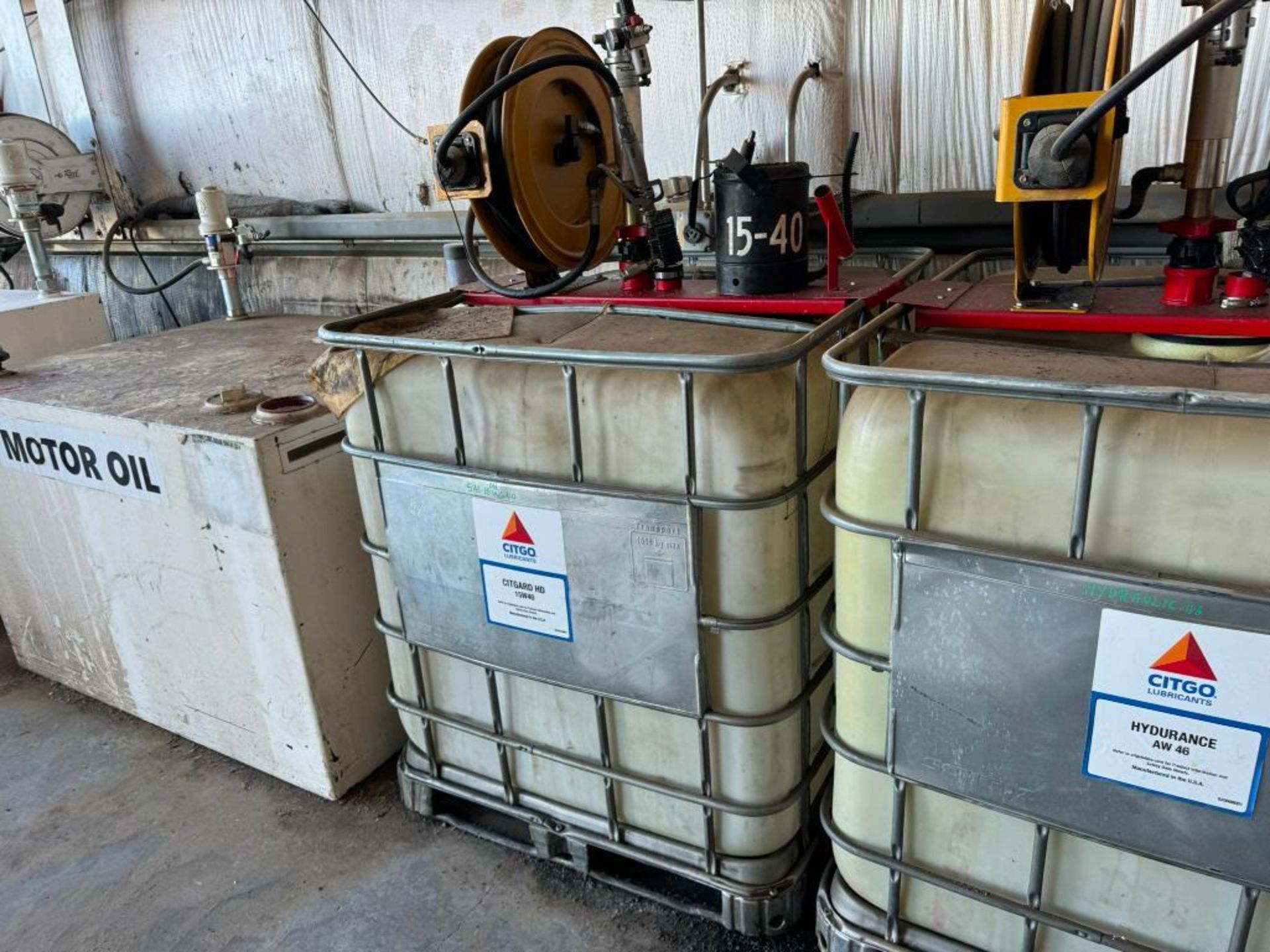 (2) IBC Tanks with Pumps and Hose Reel - Image 3 of 6