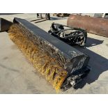 Skid Steer Hydraulic Broom Attachment