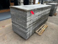 (20) 36" x 8' Wall-Ties Aluminum Concrete Forms