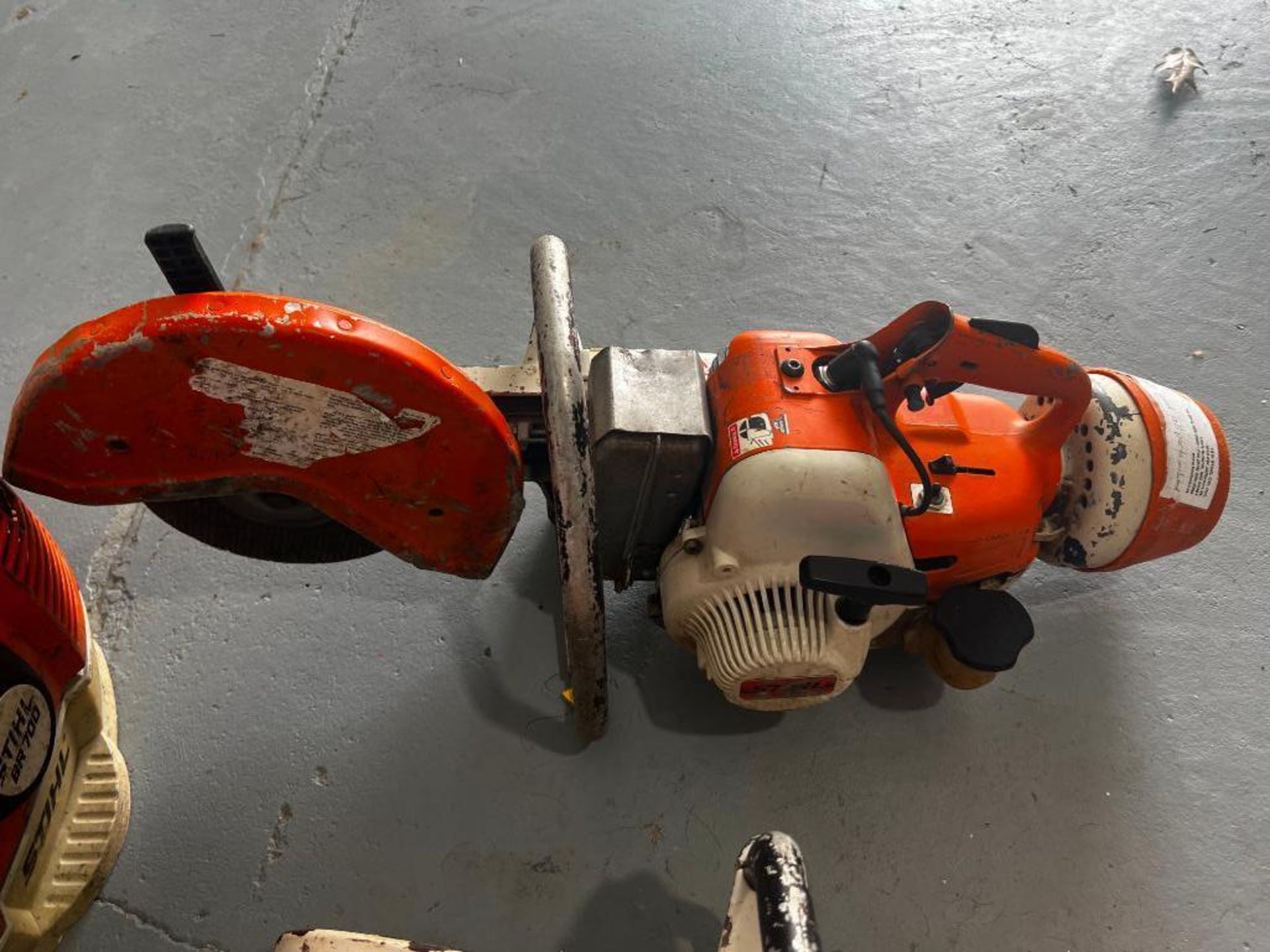 (1) Stihl Backpack Blower, (2) Stihl Cut-off Saws - Image 3 of 4