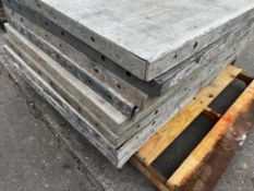 (9) 36" x 4' Wall-Ties Aluminum Concrete Forms