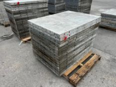 (16) 36" x 4' Wall-Ties Aluminum Concrete Forms