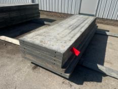 (1) 32" x 8', (1) 30" x 8', (4) 28" x 8' Wall-Ties Aluminum Concrete Forms