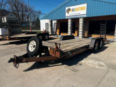 2008 B & B Trailer, 20' x 83", 8 bolt rims, with ramps