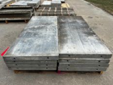 (8) 20" x 4', (4) 18" x 4' Wall-Ties Aluminum Concrete Forms