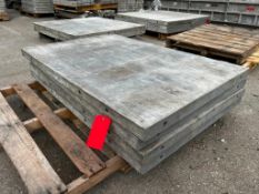 (4) 32" x 4', (6) 24" x 4', (4) 22" x 4' Wall-Ties Aluminum Concrete Forms