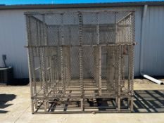 5' 2" W x 8' 2" L x 8' H Aluminum Filler Basket