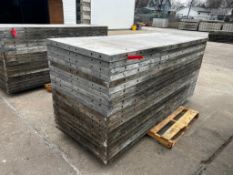 (20) 36" x 8' Wall-Ties Aluminum Concrete Forms