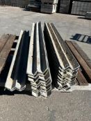 (22) 4' Ws, Durand, Aluminum Concrete Forms