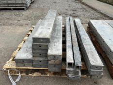 (2) 7" x 4', (6) 6" x 4', (4) 5" x 4', (6) 4" x 4', (2) 2" x 4' Wall-Ties Aluminum Concrete Forms