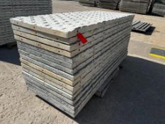 (16) 36" x 8' Durand Aluminum Concrete Forms