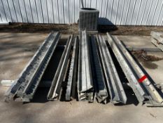 (21) 8' ISC and Fillers Durand Aluminum Concrete Forms
