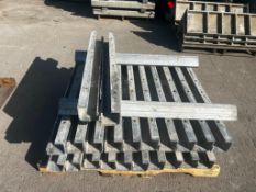 (26) 4" x 4" x 42" ISC Full AluForms Aluminum Concrete Forms