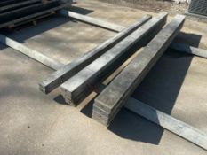 (4) 6" x 8', (4) 5" x 8', (2) 4" x 8' Wall-Ties Aluminum Concrete Forms