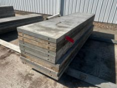 (4) 26" x 8', (6) 24" x 8' Wall-Ties Aluminum Concrete Forms
