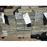 (10) 12" x 4' Western Smooth Aluminum Concrete Forms