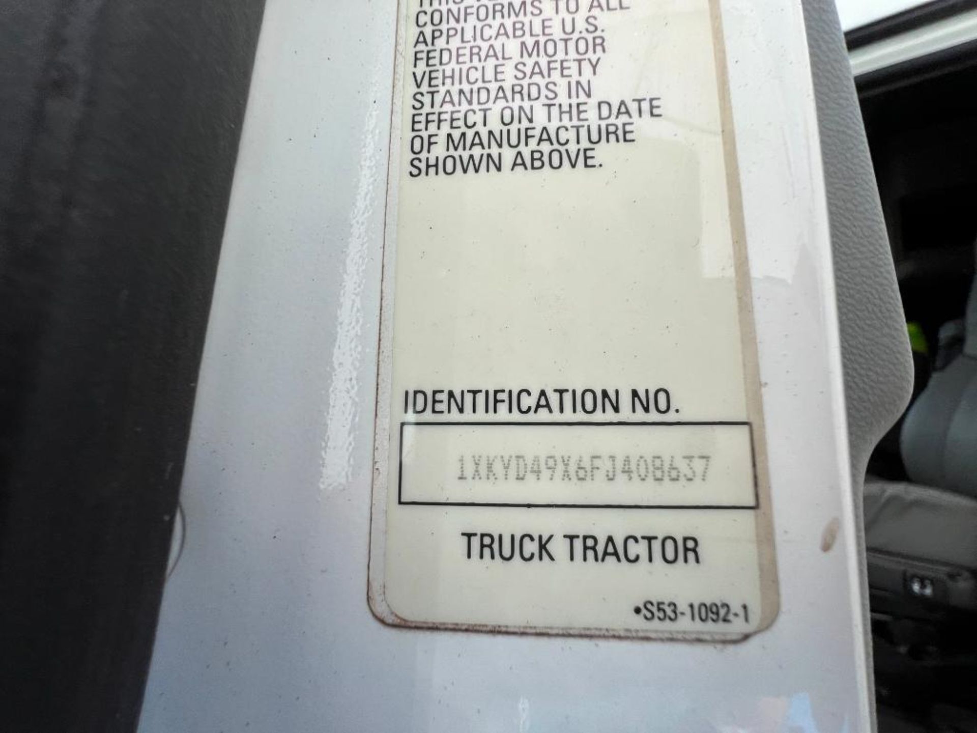 2015 Kenworth T680 Tandem Axle Tractor VIN: 1XKYD49X6FJ408637 - Image 25 of 27