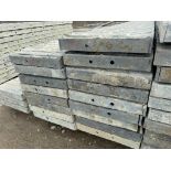 (17) 16" x 8' Textured Brick Aluminum Concrete Forms
