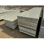 (16) 24" x 8' Textured Brick Aluminum Concrete Forms