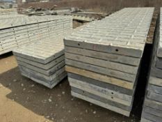 (16) 24" x 8' Textured Brick Aluminum Concrete Forms