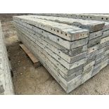 (10) 8" x 8' Textured Brick Aluminum Concrete Forms