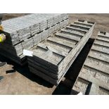 (8) 24" x 8' Western Vertibrick Aluminum Concrete Forms
