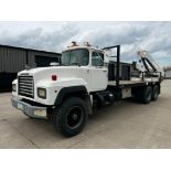 1994 Mack RD690S Truck with PM 524 Knuckle Boom Crane