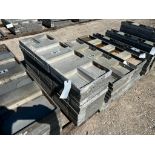 (10) 16" x 4' Western Smooth Aluminum Concrete Forms