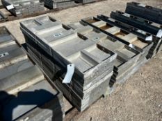 (10) 16" x 4' Western Smooth Aluminum Concrete Forms