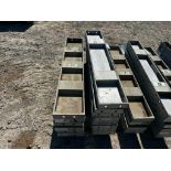 (6) 9" x 4' Western Smooth Aluminum Concrete Forms