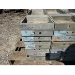 (8) 10" x 4' Western Smooth Aluminum Concrete Forms