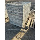 (19) 36" x 60" Textured Brick Aluminum Concrete Forms