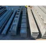 (5) 8" x 8' Western Vertibrick Aluminum Concrete Forms