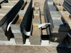(4) 5" x 4' Western Smooth Aluminum Concrete Forms