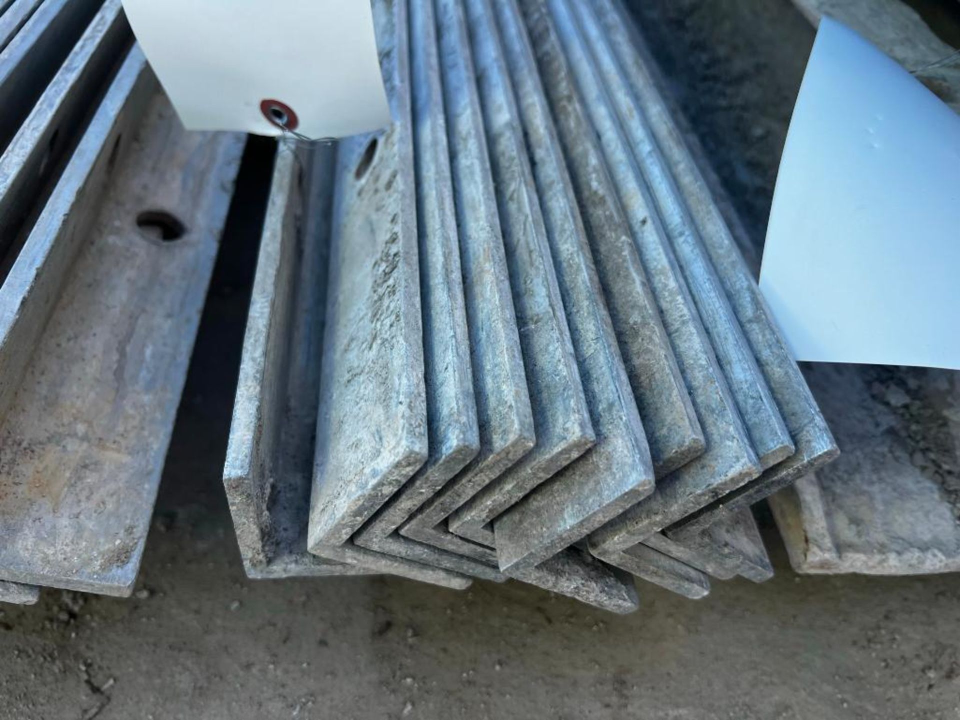 (10) 8' Angles Western Vertibrick Aluminum Concrete Forms - Image 2 of 2