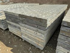 (20) 24" x 8' Textured Brick Aluminum Concrete Forms