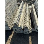 (10) 4" x 4" x 4' Hinge Corner Textured Brick Aluminum Concrete Forms