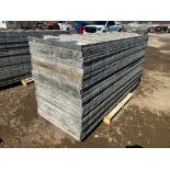 (21) 36" x 8' Western Vertibrick Aluminum Concrete Forms