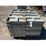 (14) 24" x 4' Western Smooth Aluminum Concrete Forms