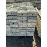 (30) 7" x 4' Textured Brick Aluminum Concrete Forms