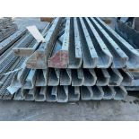 (10) 4" x 4" x 8' ISC Western Vertibrick Aluminum Concrete Forms