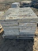 (20) 20" x 4' Textured Brick Aluminum Concrete Forms