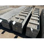 (9) 16" x 8' Western Vertibrick Aluminum Concrete Forms