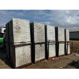 8' Set of Wall-Ties Textured Brick Aluminum Concrete Forms