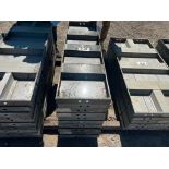 (10) 14" x 4' Western Smooth Aluminum Concrete Forms