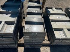 (10) 14" x 4' Western Smooth Aluminum Concrete Forms