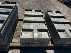 (6) 22" x 4' Western Smooth Aluminum Concrete Forms