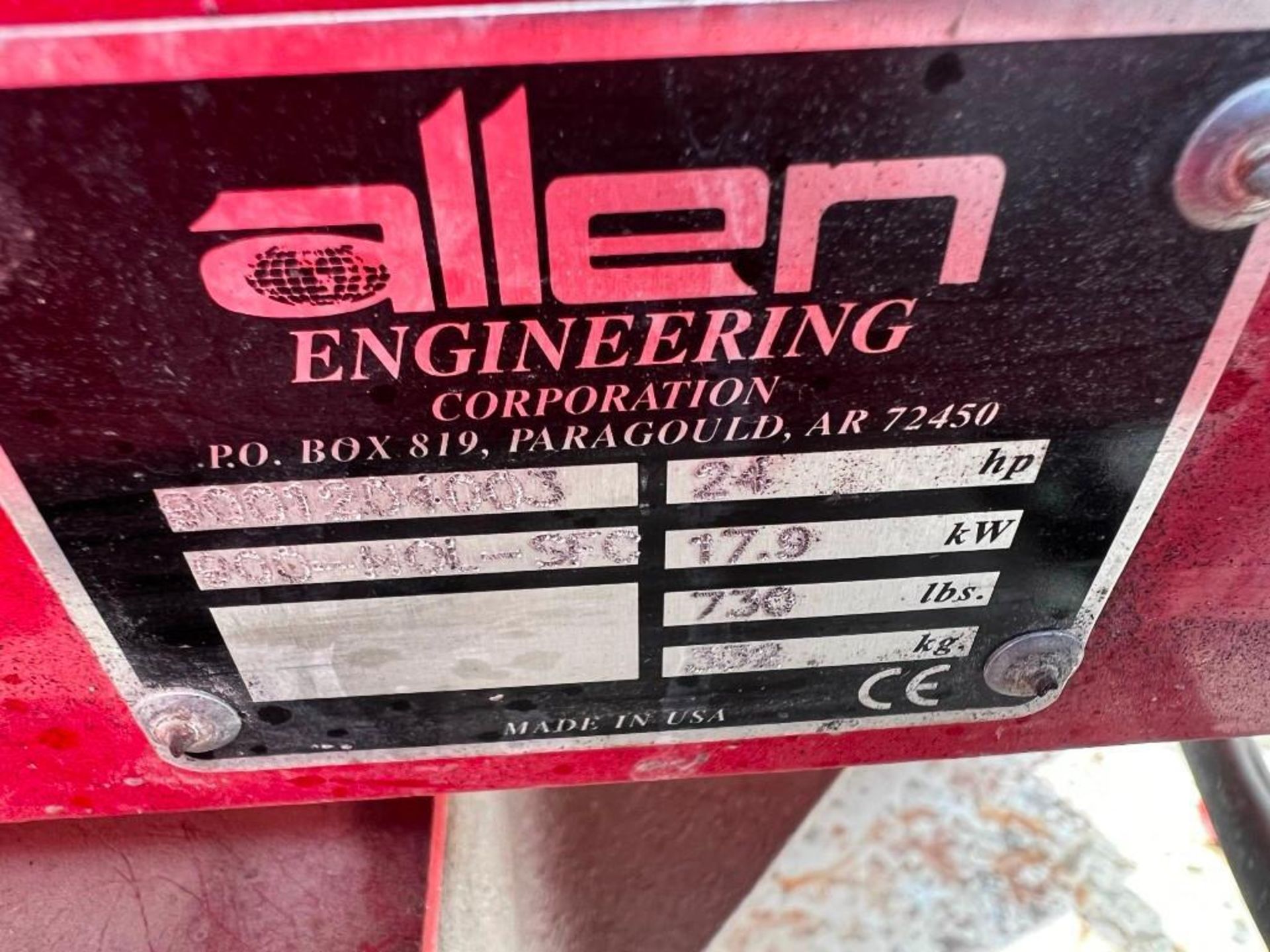 Allen Pro900 Razorback Ride-on Concrete Power Trowel - Image 3 of 9