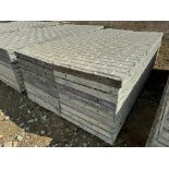 (20) 24" x 8' Textured Brick Aluminum Concrete Forms